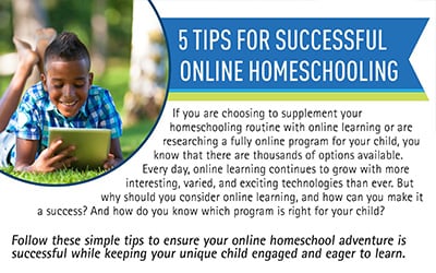 5 Tips for Successful Online Homeschooling