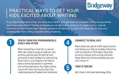 Practical Ways to Get Your Kids Excited About Writing