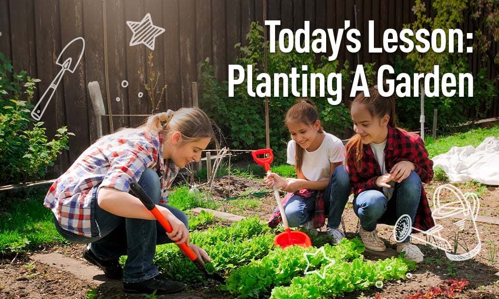 Today’s Lesson Is…How to Plant a Garden
