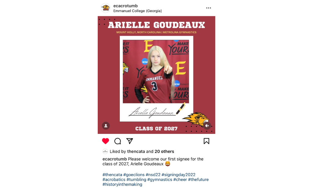 student-athlete, Soaring: Bridgeway Student-Athlete Arielle Goudeaux