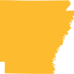 A state map of Arkansas